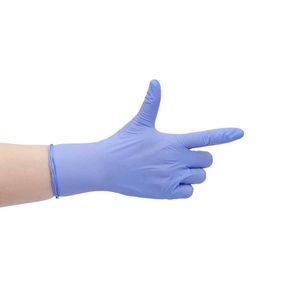 20 piezas Titanfine Stock EN 374 guantes de nitrilo fabricantes CE guante de examen desechable sin polvo