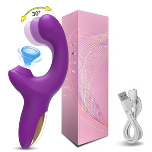 20 vitesses gode vibrateur femme Clitoris ventouse vide Clitoris stimulateur mimique doigt remuant Sex Toy pour femmes