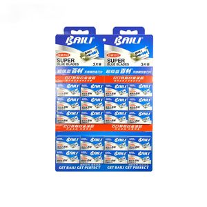 100 pcs/lote Super Blue Safety Razor Blades Doble barba Barilla Barba Cabina de afeitar Cara para hombres Care personal Cuidado personal