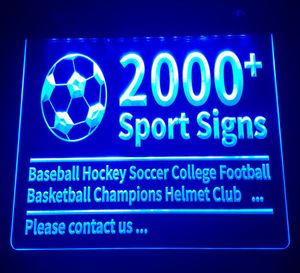 2000 SOPRT Signs Light Sign Baseball Hockey Football Basketball Helmet Club 3D LED Whole1697953