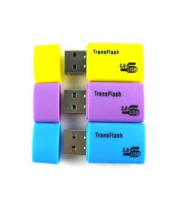 2000 piezas de alta calidad NUEVO Tipo E USB transflasco Micro SD TF Memory Card Adapter Reader 1GB 2GB 4GB 8GB 16GB 32GB DHL FEDEX 240M7732076