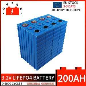 200AH lifepo4 Batterie 12V 12V Rechargeable Lithium Iron Phosphate Solar Cell 8S 24V Batterie avec des barres de bus gratuites pour les bateaux EV RV