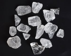 Piedras naturales en bruto a granel de 200g, cristal de roca, piedras preciosas crudas curativas de Reiki con una bolsa gratis