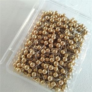 200pcs / ensemble aiguilles de couture à la mode Métallique Plastique Pin de sécurité Pin à balle aiguille de bouc à bouchet fixe aiguilles de tricot de mariage