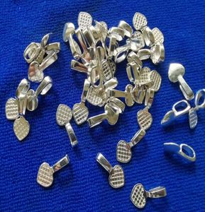 200pcs Glue de metal plateado en la fianza Costilería en blanco Cabochon Configuración de cabujón A11586SP para joyería 4715907