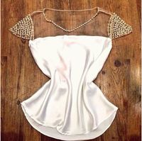 Promotion Freeshipping Long New Fashion Women Blusas Golden ...