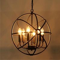 10sq.m ~ Under CE 20 To 24 Inch Loft American Style Retro Nordic Vintage Pendant Light Iron Industrial Hanging