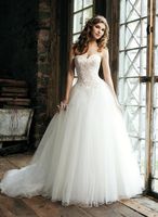 princess cut wedding dress