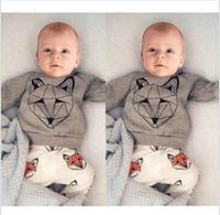 Fashion 2pcs Baby Boy Kids Long Sleeve T- shirt Tops Pants Ou...