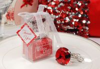 Pink diamond ring keychain