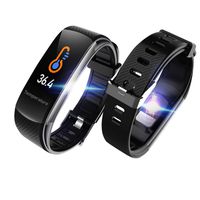 New C6T Smart Wristband Watch With Body Temperature Heart Ra...