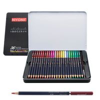 Watercolor Pencils Art Iron box Colored Pencil 36 48 72 100Colors lapis de cor Professional Pencils For Drawing School Supplies 201223