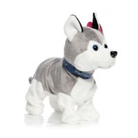 Electric Robot Dog Sound Control Simulated Soft Plush Interactive Kids For Gifts Sound Dog Dogs Toy Toy Dancing Control Ele LJ201105