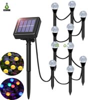 Solar Lawn Lamps Crystal Bubble Ball String lights 10 15 20 ...