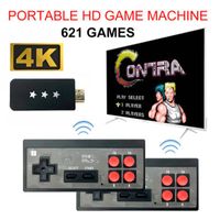 Mini Game U-Box Y2 HD Retro Classic Portable Video Game Host Console Cabinet With Wireless Controller Built-in 600 Games NES