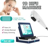 9D HIFU Machine 11 lines focused ultrasonic facial lifting fat reduction body slimming skin tightening HIF Ultrasound High energy wrinkle removal equipment