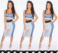 Summer Dress New 2 Piece Set Women Sexy Two Piece Outfits Hi...