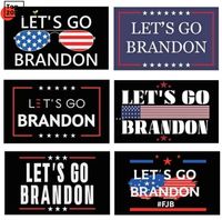 dhl new lets go brandon trump election flag double sided pre...