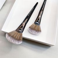 New PRO Highlight Fan Makeup Brush #87 - Soft Bristle Fan Sh...