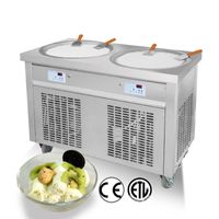 CE ETL certificate kitchen equipment double round 55cm pans ...