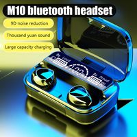 M10 TWS Wireless Headphone Bluetooth 5. 3 Earphones Waterproo...