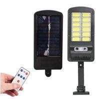 COB Solar Light Lamp Outdoor Solar Powered Sunlight Wall Light PIR Motion Sensor Waterproof Street Light Garden Decoration