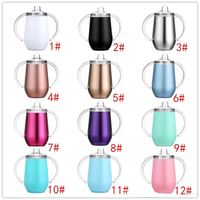 10oz Baby Sippy Cup Stainless Steel Trumbler Coffee Mug with...