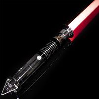High Quality Lightsaber RGB Metal Material Black Series Laser Light Saber Sword Length Led Childrens Toys Christmas Gift 220630
