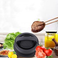Meat Cutlets & Poultry Tools ABS Burger Press Round Non-Stick Patty Mold Combined Meat-press Homemade Making Breakfast Hamburger Maker Chef Beef Grill ZL1297