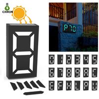 New desgin Solar Address Numbers for Houses Dual white RGB C...