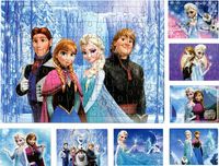 Paper Puzzle Kids Toy Anime Cartoon elsa anna jigsaw Puzzle ...