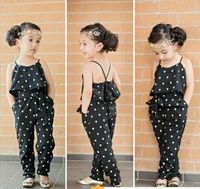 girls Rompers clothes kids Girls harness heart- shaped piece ...