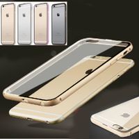 Metal Plastic Clear cellphone case Ultra- Thin Aluminum Metal...