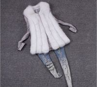 New Winter Women Fashion Faux Fur Vest Long Waistcoat Women ...