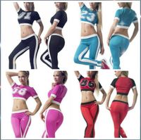 New Slim Fit Summer 58 86 23 01 Sport Suit Women Short T Shi...