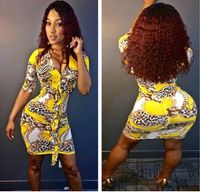 NEW Fashion Women Bandage Dresses Sexy Bodycon Splicing half...