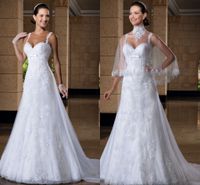spagetti strap wedding dress