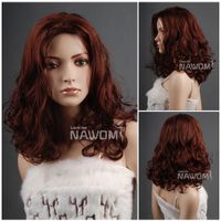 Wholesale Long Curly Brown Synthetic Wigs - Buy Cheap Long Curly Brown