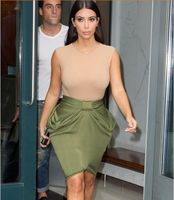 Sexy Women Bodycon skirt Kim Kardashian Casual Dresses Ladie...