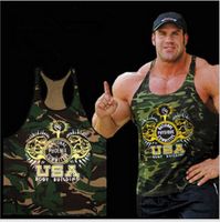 2016 New Gym clothing Singlets Camouflage Tank Tops Shirt Bo...