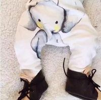Baby Boy Girl Pants 3D Digital Elephant Printed Harem Pants ...