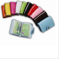 2016 new Fashion pu cover passport Credit Card Bags Leather ...