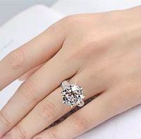 real silver plated ring 8 crown aaa cz diamond luxury engagement wedding rings for women size 5 11 fashion jewelry - Luxury Wedding Rings real silver plated ring 8 crown aaa cz diamond luxury engagement wedding rings for women size 5 11 fashion jewelry - Luxury Wedding Rings