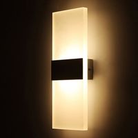 Sconce Wall Lamps Square 85- 265v 12w Led Light Foyer Corrido...