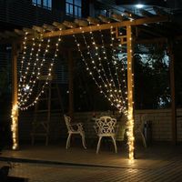 LED Curtain String Light Waterpoof Christmas Decor Lights 3*...