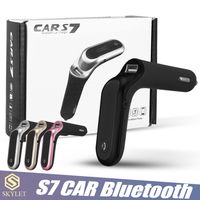 S7 Car Bluetooth FM Transmitter FM Adapter with USB Car Char...