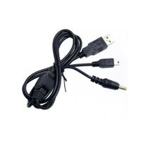 2 in 1 USB Data Transfer Charger Charging Cable Lead Cord for PSP 1000 2000 3000 DHL FEDEX EMS FREE SHIPPING