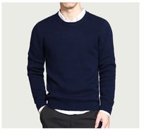 Men Pullover O-Neck Pure cotton sweaters men best style O neck mens sweaters MULS brand jersey pullover male autumn winter 4XL knitwear dress MS891