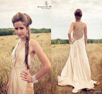 Purity 2015 Vintage Wedding Dresses With Halter Sheer Back Lace A Line