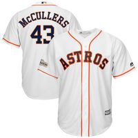 Baseball Unisex Short 2018 World Series Champion Houston Astros 43 Lance McCullers Baseball Jerseys Custom Sports Throwback mlb Cheap Jersey Fashion Youth Sizes 4